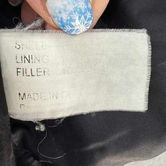 Castle X Raceware Puffer Coat Youth XL Black Hidden Hood Snowmobile Jacket - Picture 11 of 13